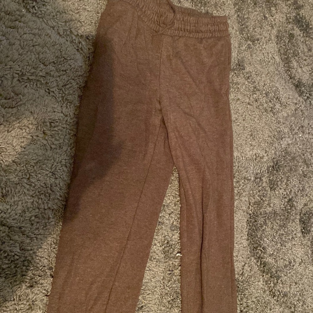 Brown sweat pants